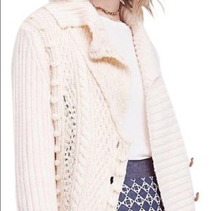 Anthropologie / Rosie Neira Cream Cardigan
